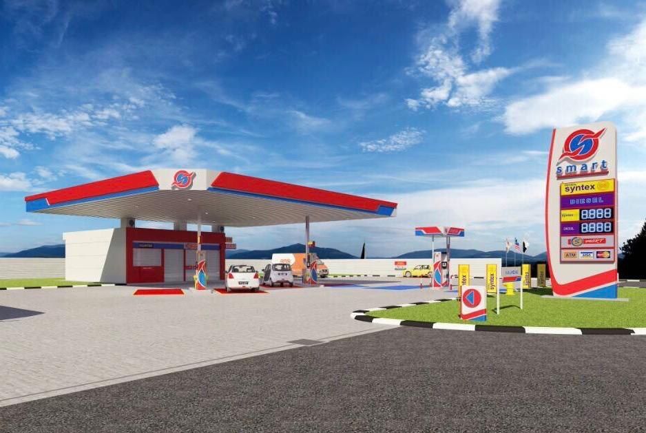 Konsep reka bentuk stesen minyak SMART