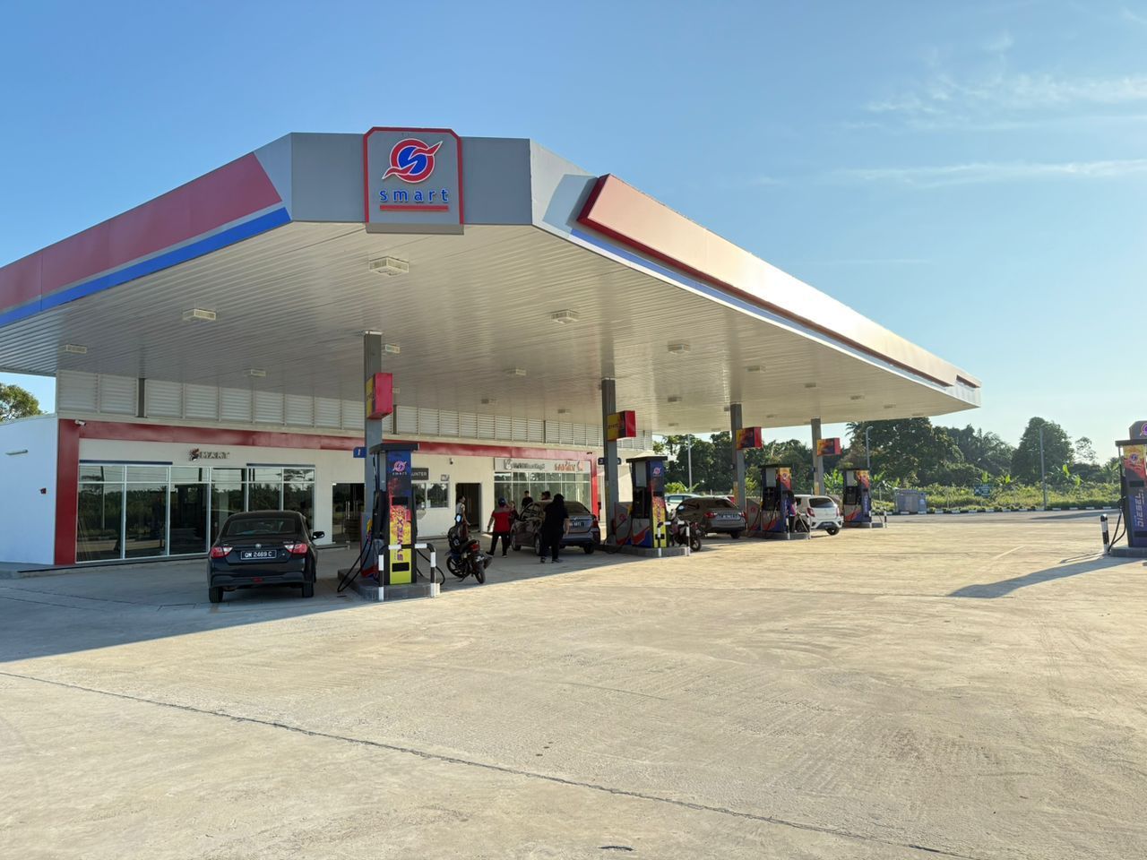 Stesen Minyak SMART Nyabor, Kabong, Sarawak
